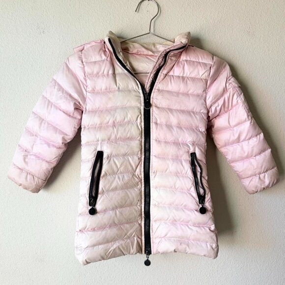Moncler Designer Down Fill Puffer Jacket Girls Small - Picture 1 of 7